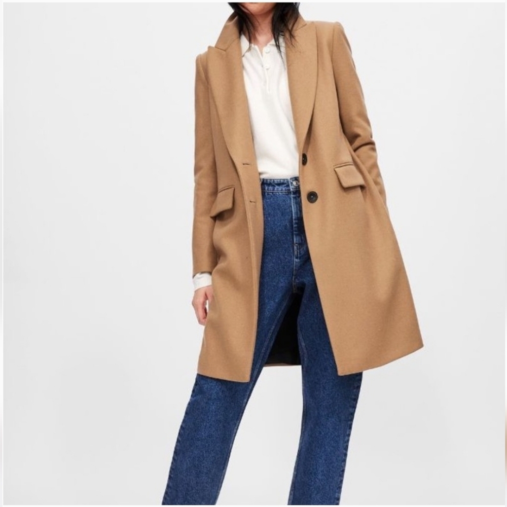 Zara Basic Coat - Picture 3 of 4